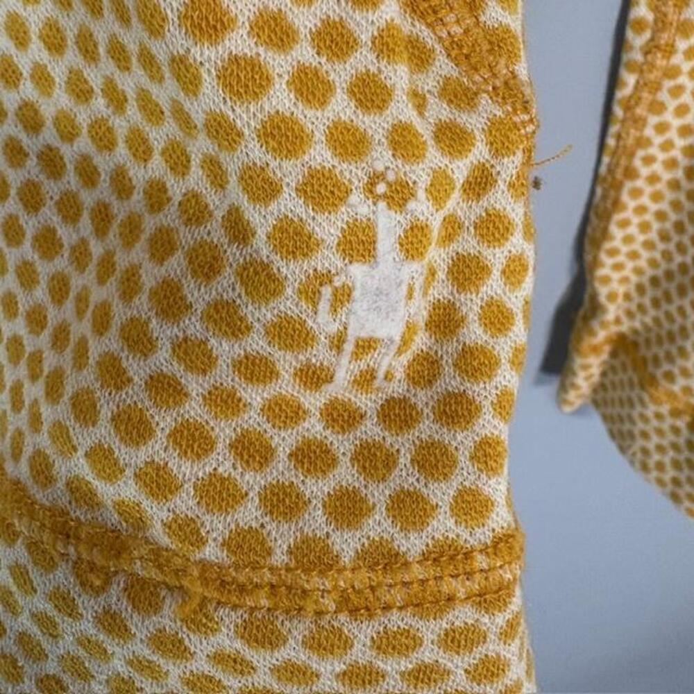 Smartwool Sweater Womens XS Yellow Merino 250 100% Wool 1/4 Zip Mock Neck Knit - Picture 6 of 9